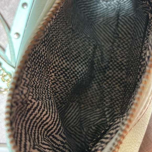 Rebecca Minkoff Purse Wintermint Leather Mini MAC Crossbody Bag - Picture 3 of 13